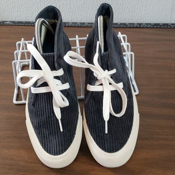 SeaVees Maslon Desert Boot Womens Size 9 Navy Blue Corduroy - Picture 5 of 8